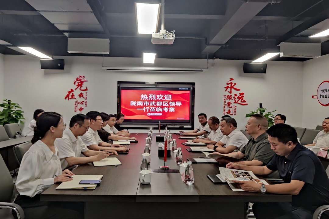 交流相助 同营生长 ——陇南市武都区向导一行莅临PG电子官方网站餐饮治理集团调研考察